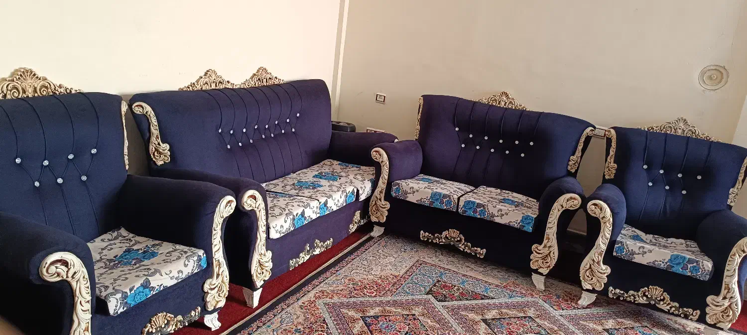 مبل هفت نفره|مبلمان خانگی و میز عسلی|طارم, |دیوار