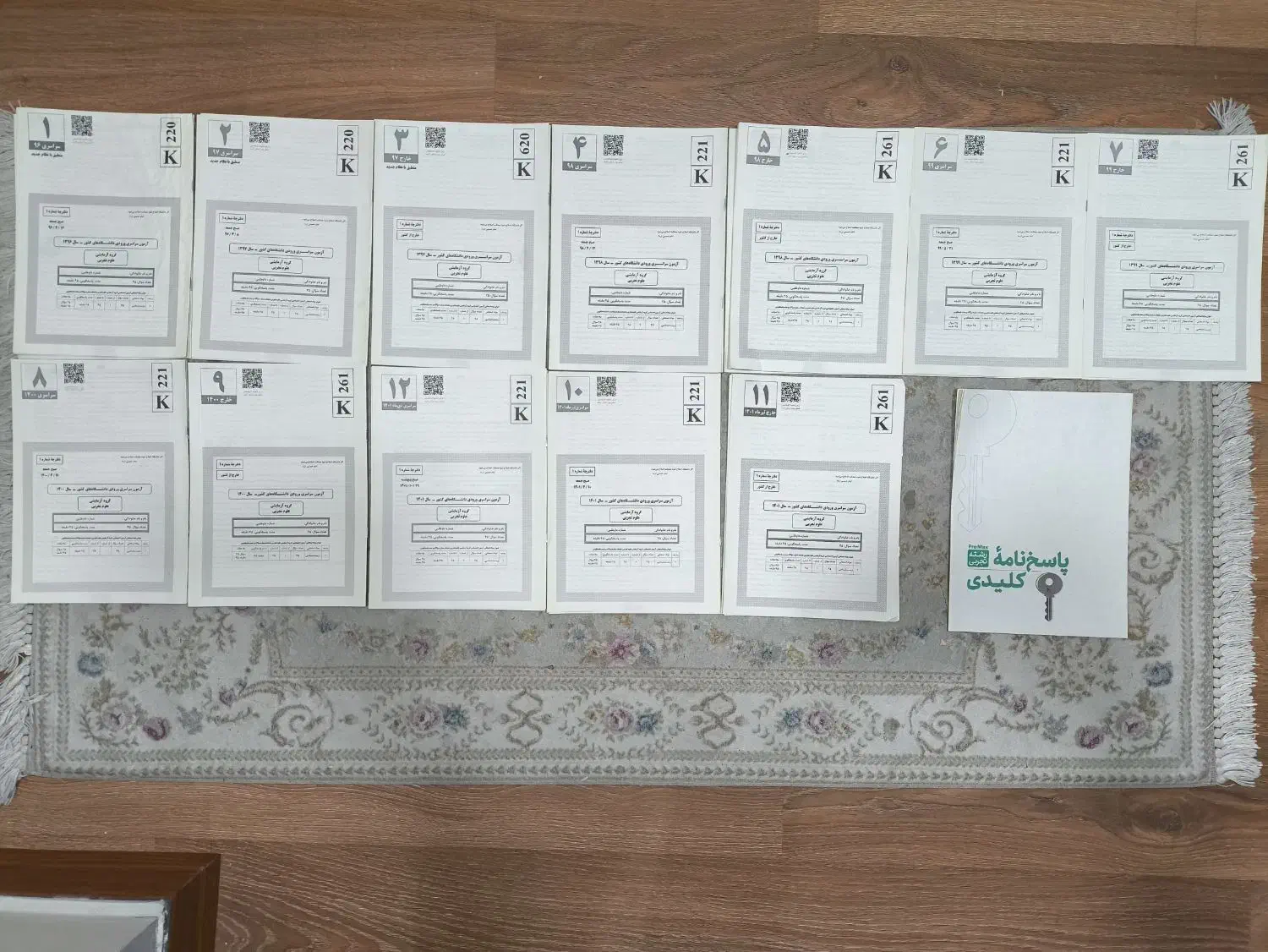 تعدادی آزمون کنکور به همراه پاسخنامه کلیدی|کتاب و مجله آموزشی|تهران, جوادیه تهرانپارس|دیوار