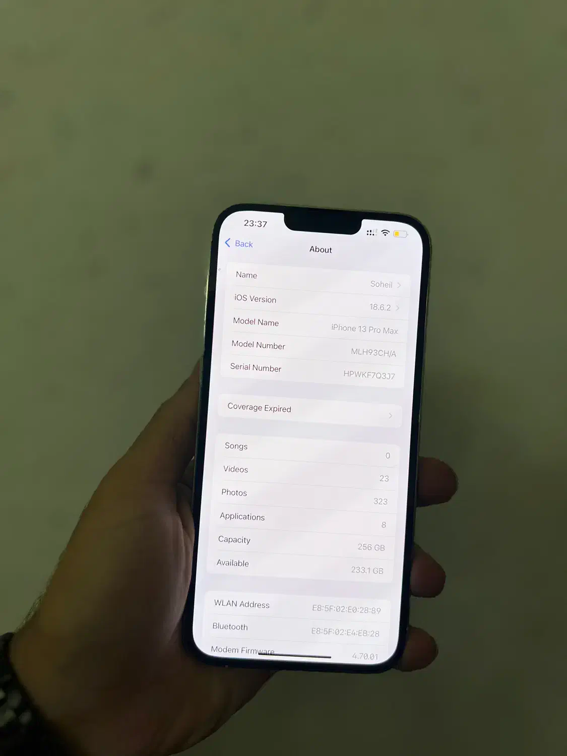 آیفون ۱۳ پرو مکس سفید هلث ۱۰۰  نسخه CH تخفیف ویژه|موبایل|سمنان, |دیوار