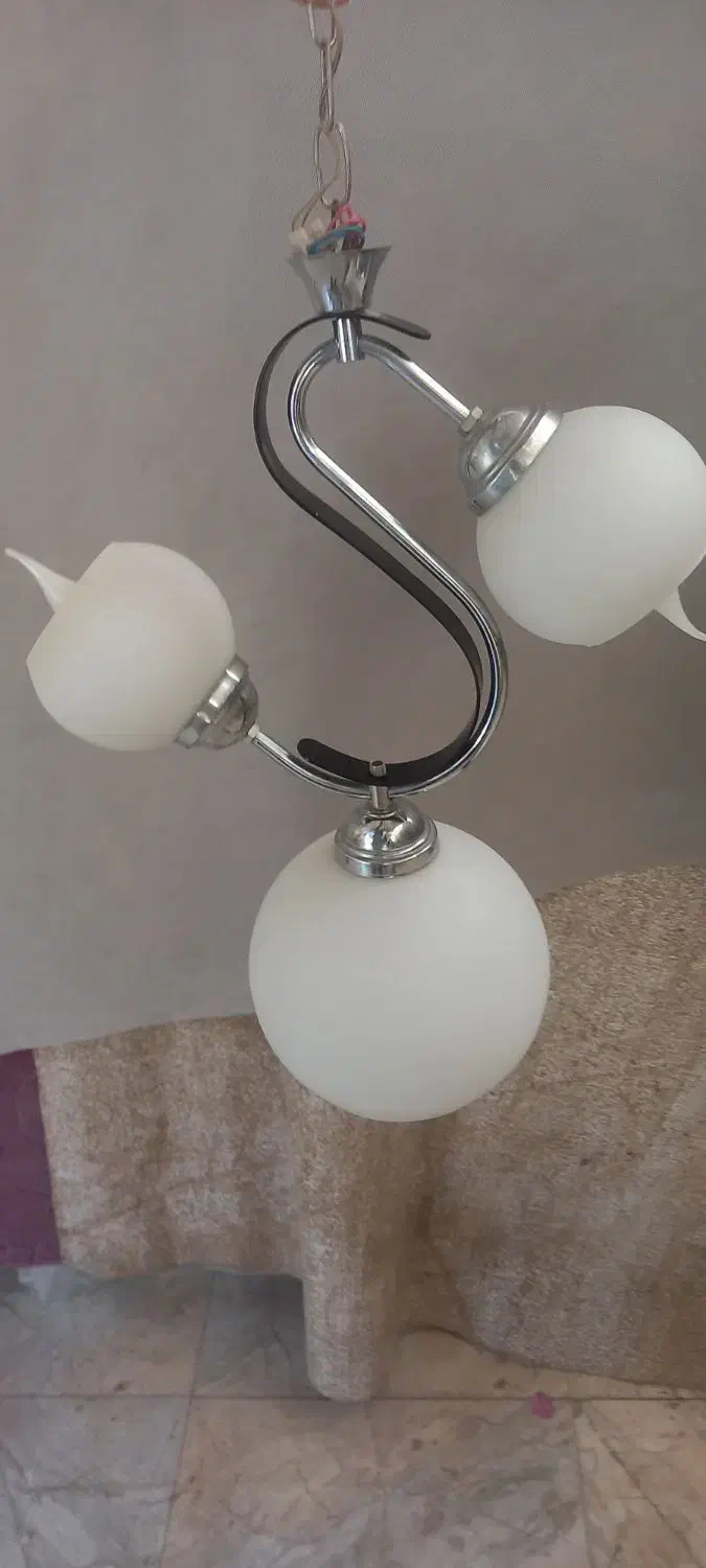 لوستر اتاق خواب و آشپزخانه|لوستر و چراغ آویز|قم, باجک دو|دیوار