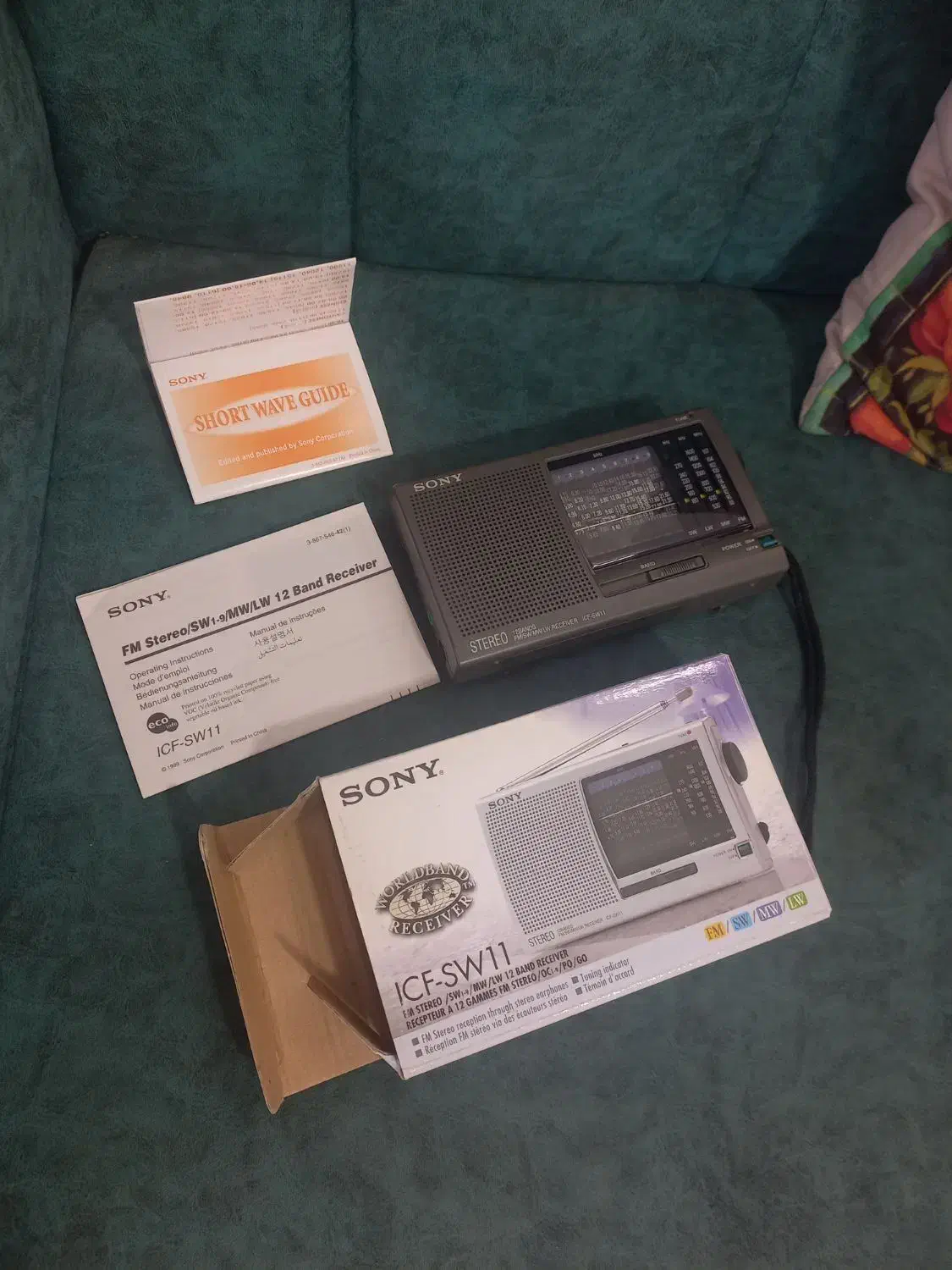 رادیو سونی جیبی اصلی و حرفه ای مدلsw11انالوگ اکبند|صوتی و تصویری|شیراز, لاله|دیوار