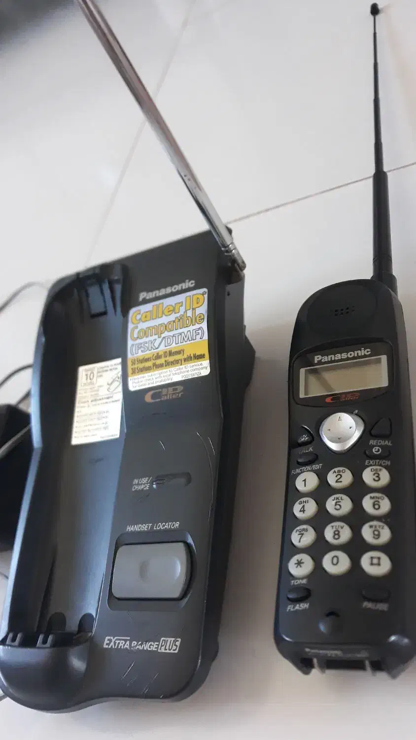 تلفن بیسیم پاناسونیک  MADE IN MALAYSIYA|تلفن رومیزی|خلخال, |دیوار