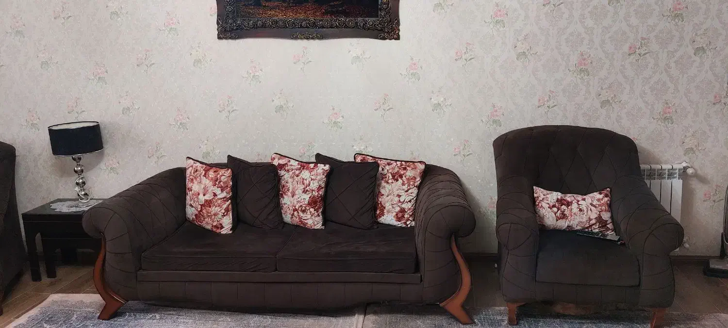 مبل چستر ۷ نفره|مبلمان خانگی و میز عسلی|لاهیجان, گلستان|دیوار