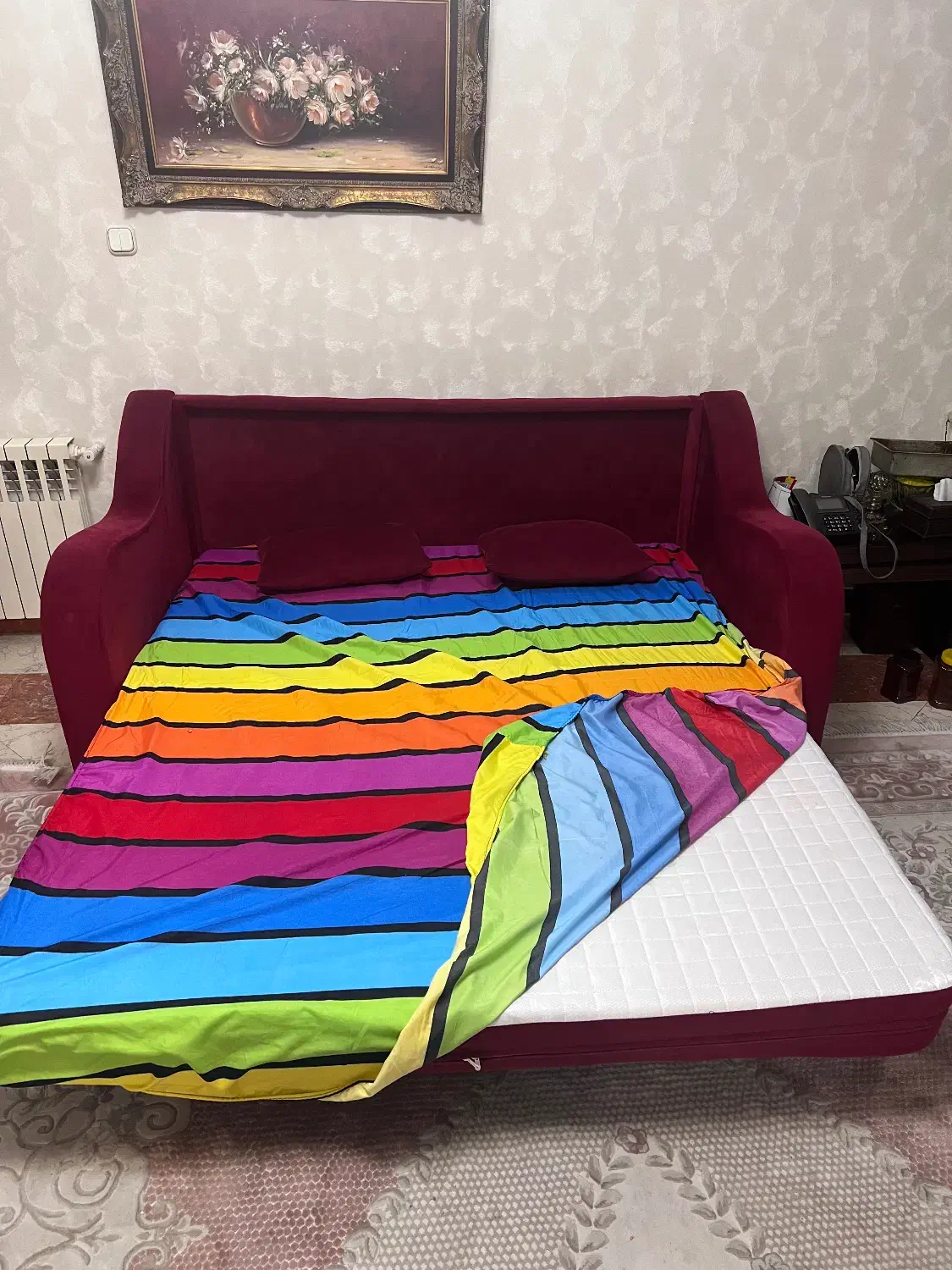 کاناپه تخت خواب شو|مبلمان خانگی و میز عسلی|تهران, سازمان برنامه شمالی|دیوار