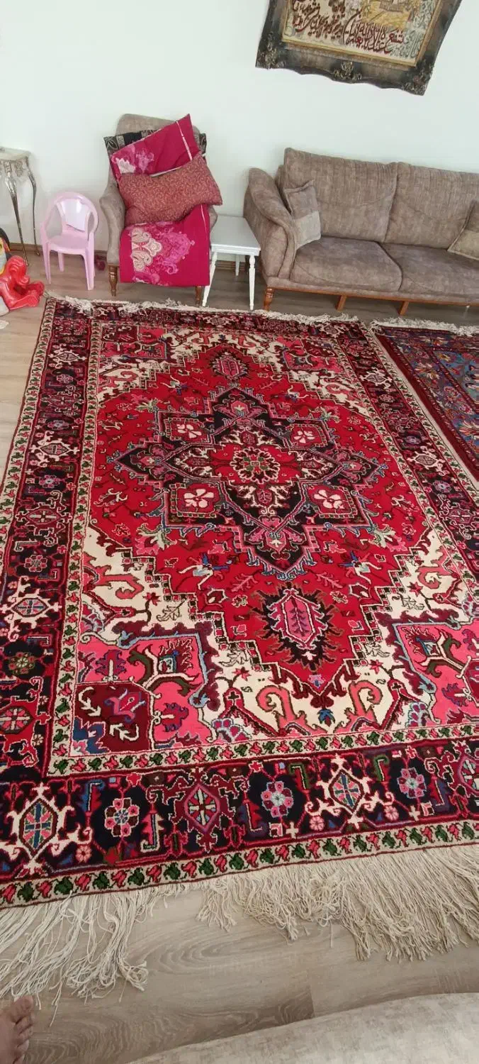 فرش 9متری و جفت شش متری صمد خان|فرش|ورزقان, |دیوار