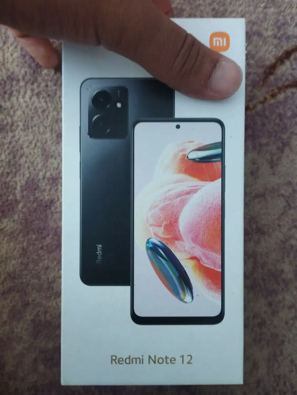 شیائومی ردمی نوت۱۲ حافظه۲۵۶ رام۸ (کاملا سالم)|موبایل|ساری, |دیوار