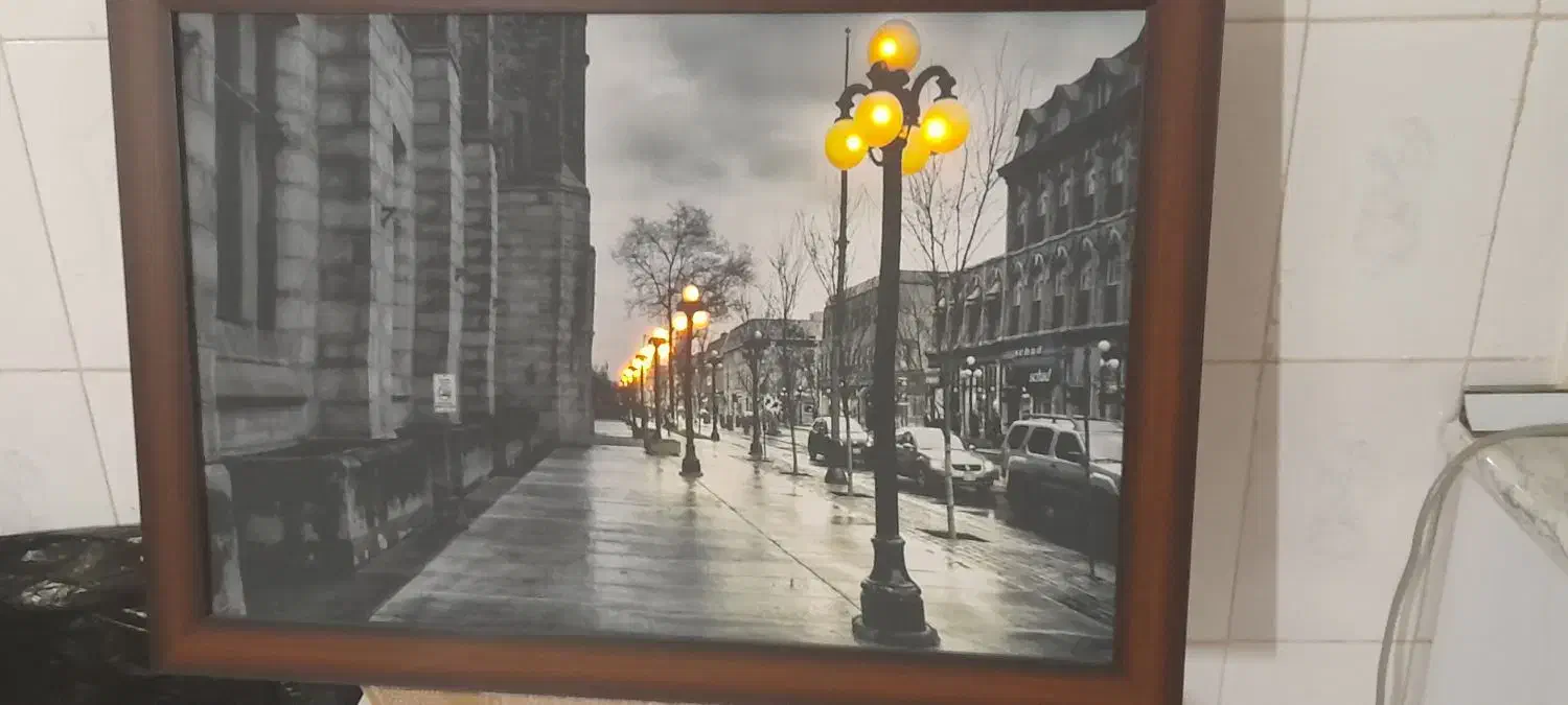 تابلو چراغ دار|تابلو، نقاشی، عکس|مشهد, پردیس|دیوار