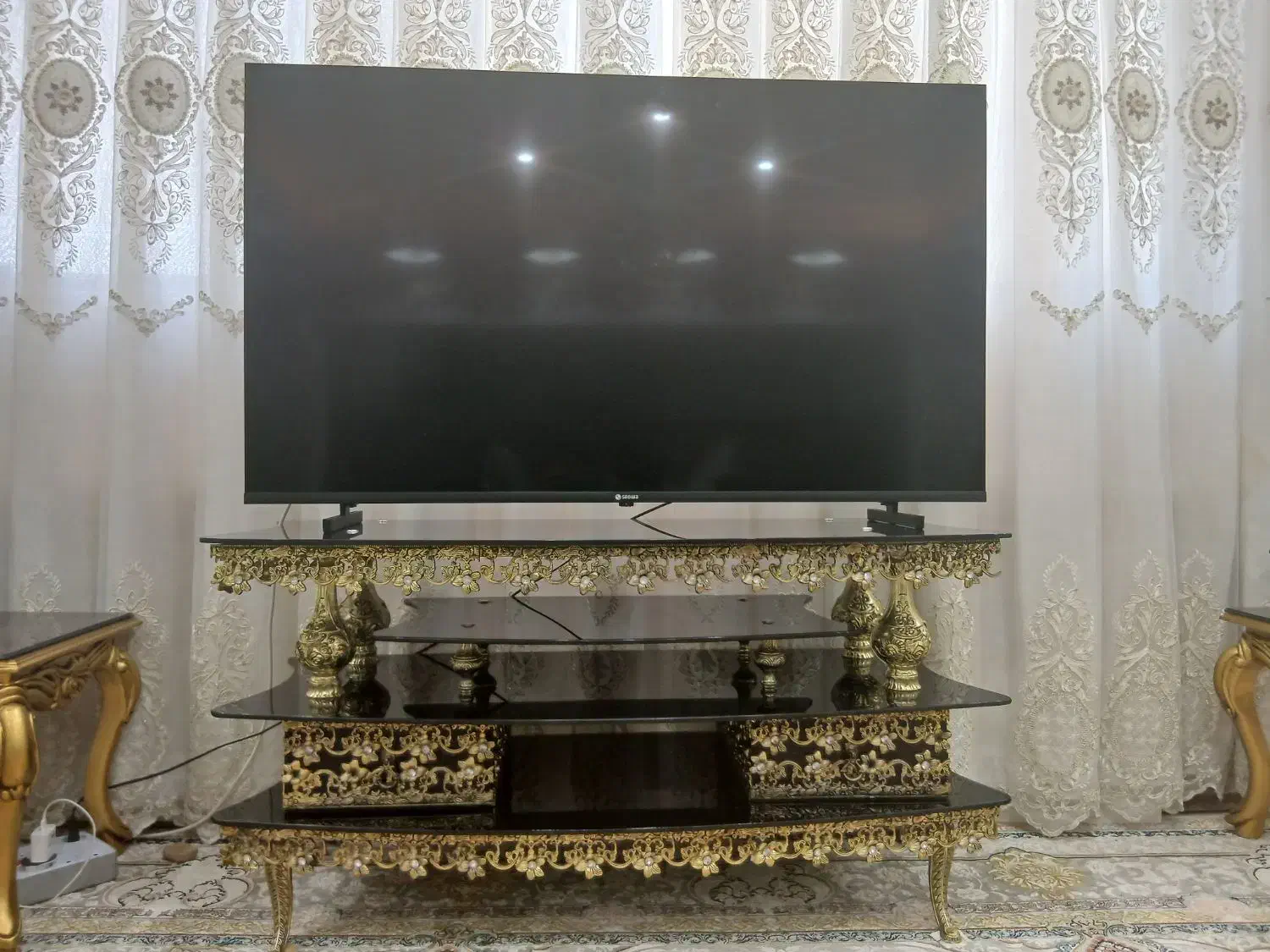 بوفه میز ساعت برنز|بوفه، ویترین، کنسول|همدان, |دیوار