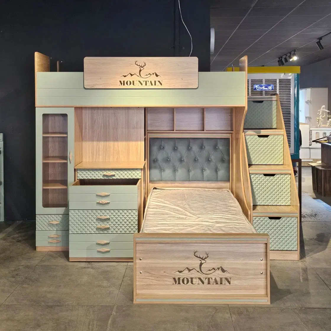 تخت دوطبقه هانتر|تخت و سرویس خواب|شیراز, شهرک گلها|دیوار