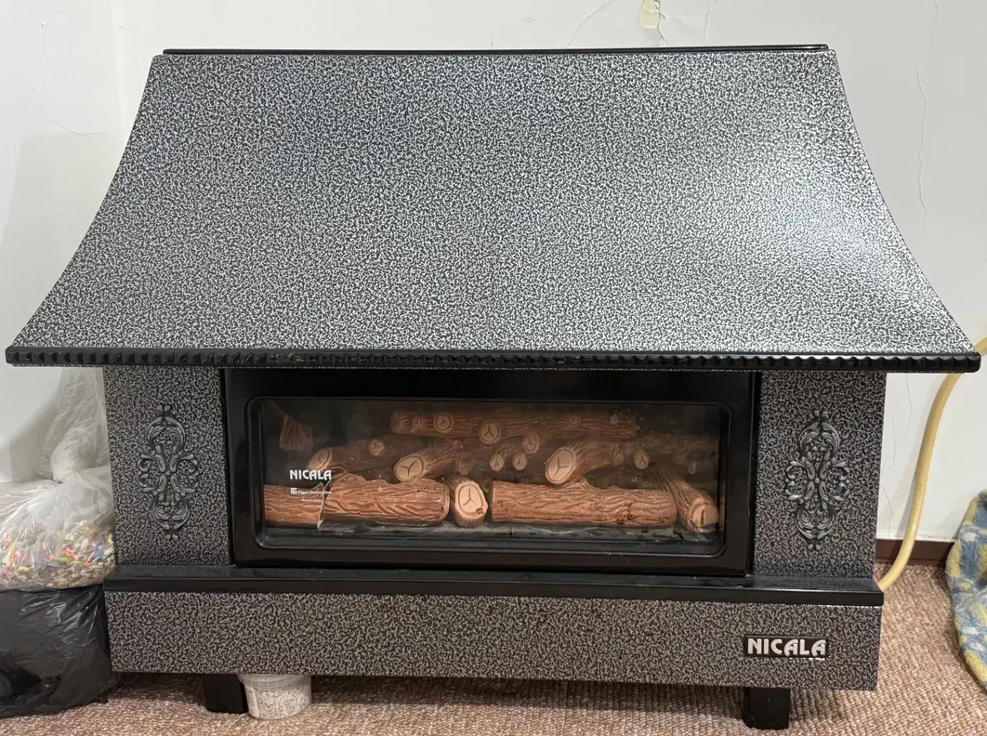 بخاری گازی شومینه ای نیک کالا|بخاری، هیتر، شومینه|جم, |دیوار