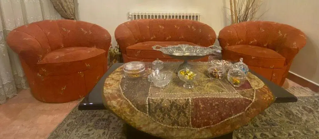 مبل نیم ست|مبلمان خانگی و میز عسلی|تهران, نمایشگاه بین المللی|دیوار