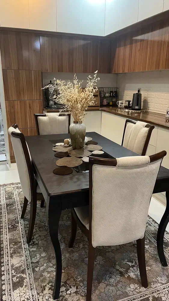 میز نهارخوری ۶ نفره درجه ۱|میز و صندلی غذاخوری|زیرکوه, |دیوار