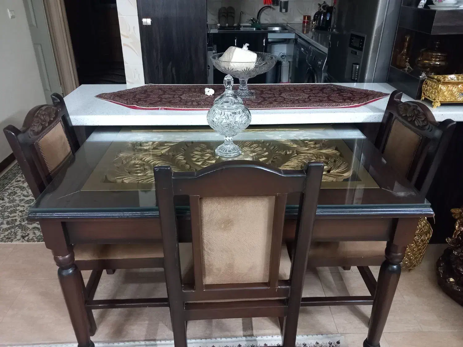 فروش میز ناهارخوری ۴نفره|میز و صندلی غذاخوری|آمل, |دیوار