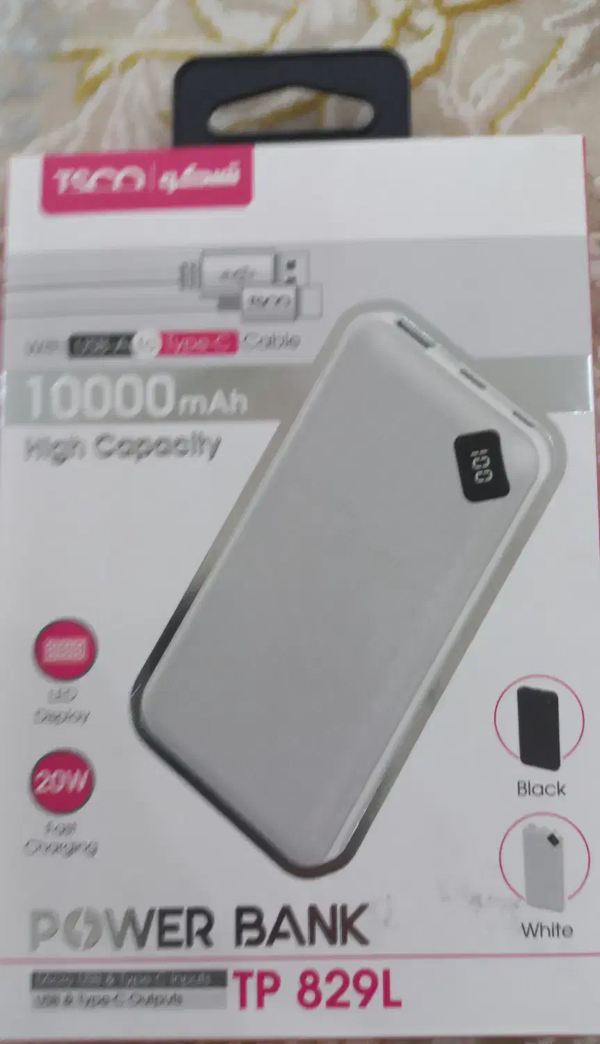 پاوربانک تسکو ۱۰۰۰۰نو|لوازم جانبی موبایل و تبلت|دزفول, |دیوار