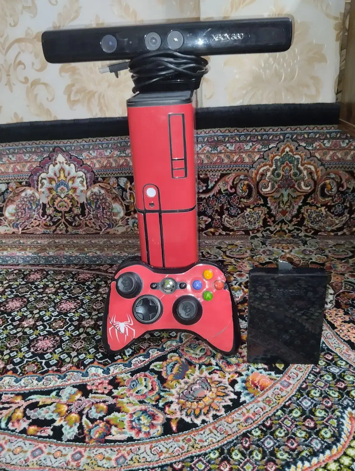 xbo360 مدل سوپر اسلیم +کینکت درحدنو سالم با بازی|کنسول، بازی ویدئویی و آنلاین|تهران, افسریه شمالی|دیوار