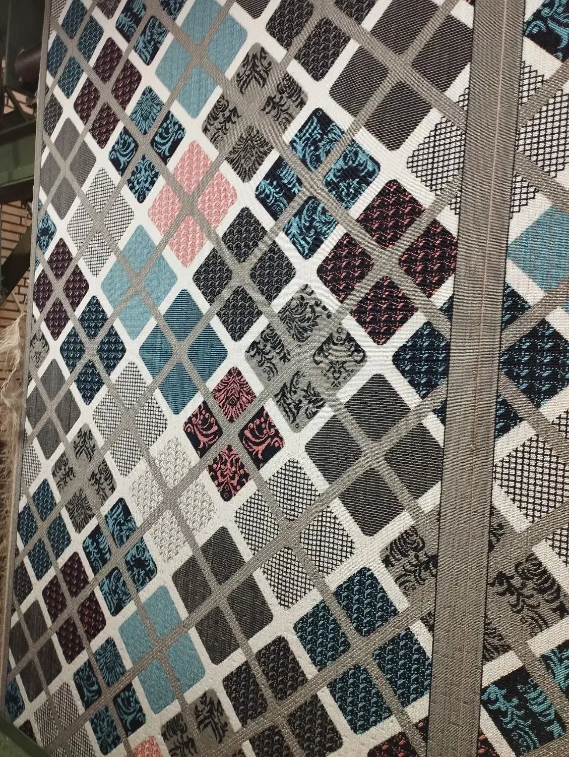 گلیم تراکم 660|گلیم، جاجیم، گبه|کاشان, کارگر|دیوار