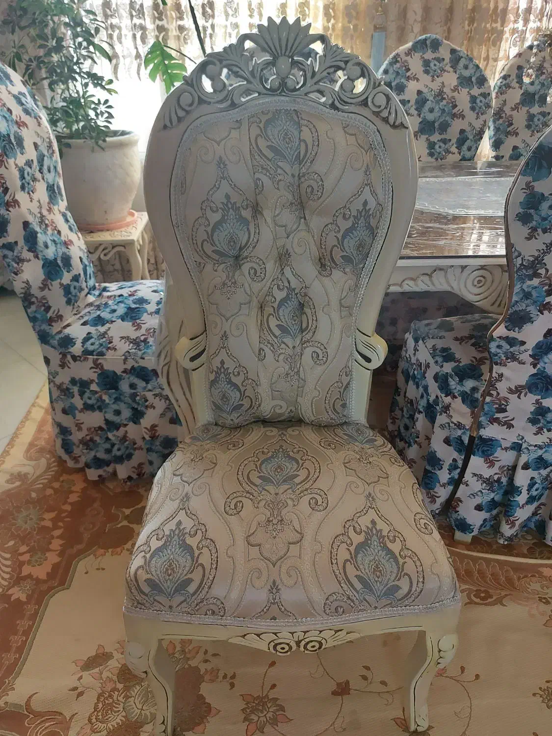 نهارخوری استیل 8نفره|میز و صندلی غذاخوری|پاکدشت, پاکدشت (مامازند)|دیوار