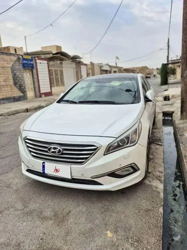 سوناتا سفید 2015فول در حد سفارش خلیج اروند بهبهان|خودرو سواری و وانت|بهبهان, |دیوار