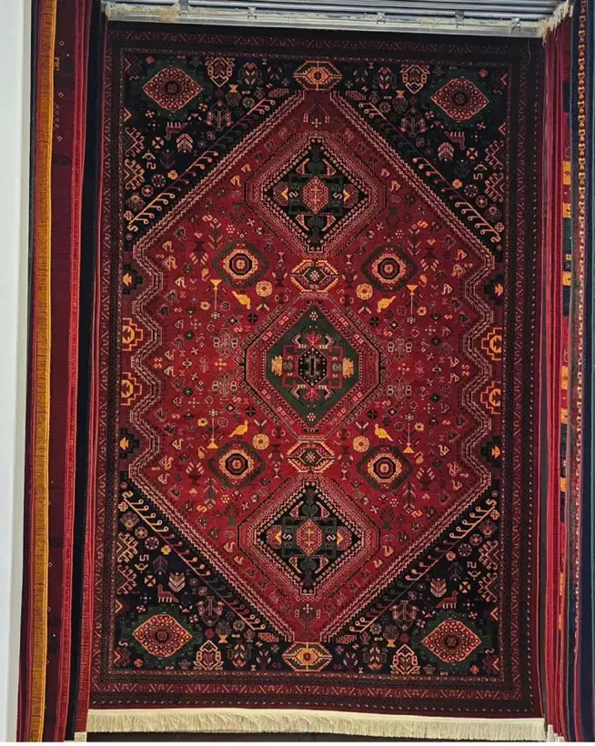 فرش زمینه روناسی را از ما بخواهید/کد فرش۳۳۴۴|فرش|شیراز, لاله|دیوار