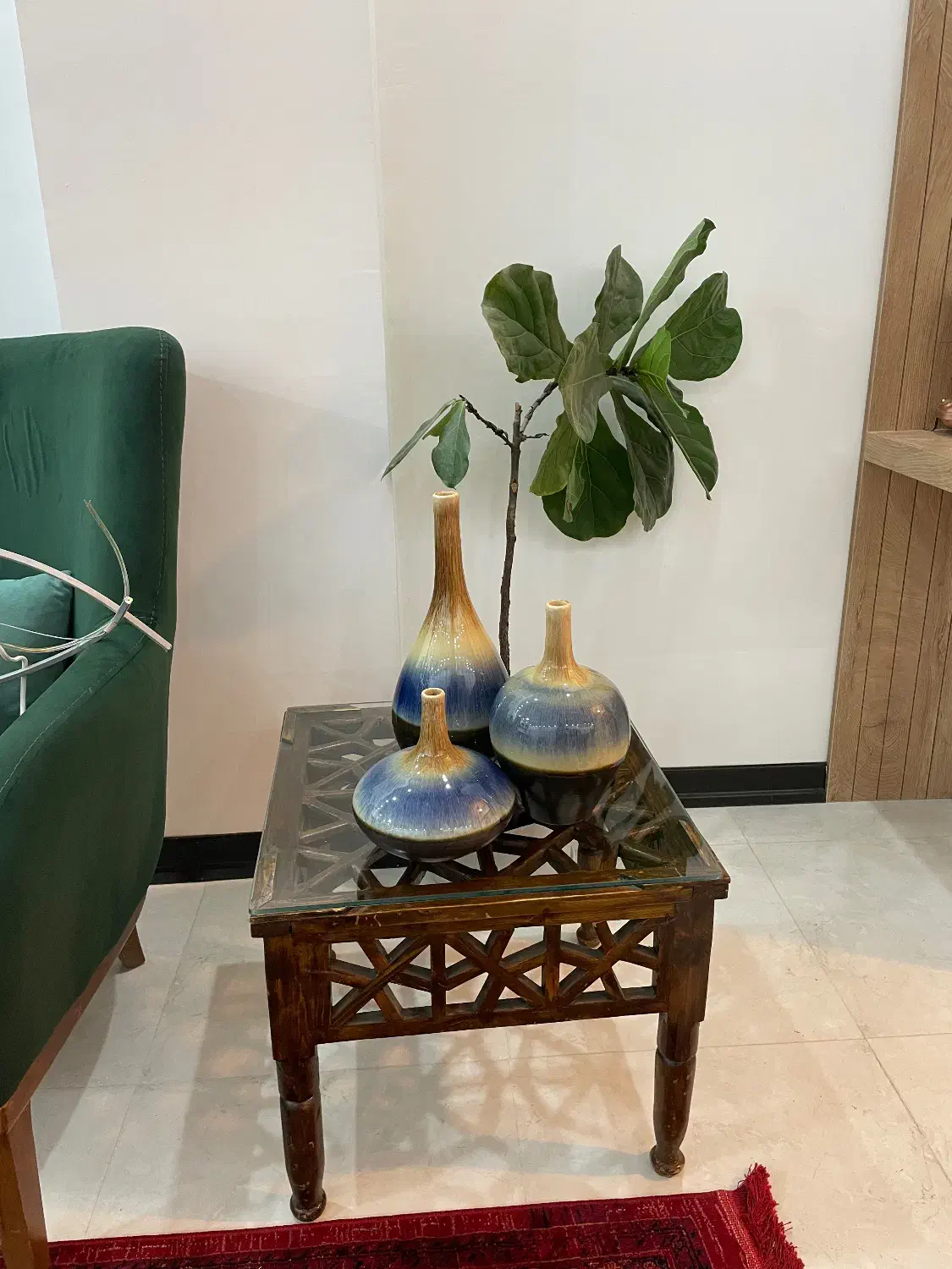 میز جلو مبلی  گره چینی|مبلمان خانگی و میز عسلی|یزد, |دیوار