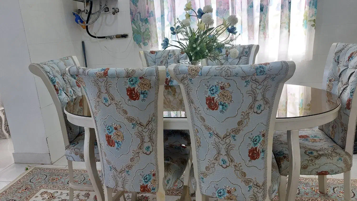 میزناهارخوری ۶ نفره|میز و صندلی غذاخوری|نیشابور, مدرس|دیوار