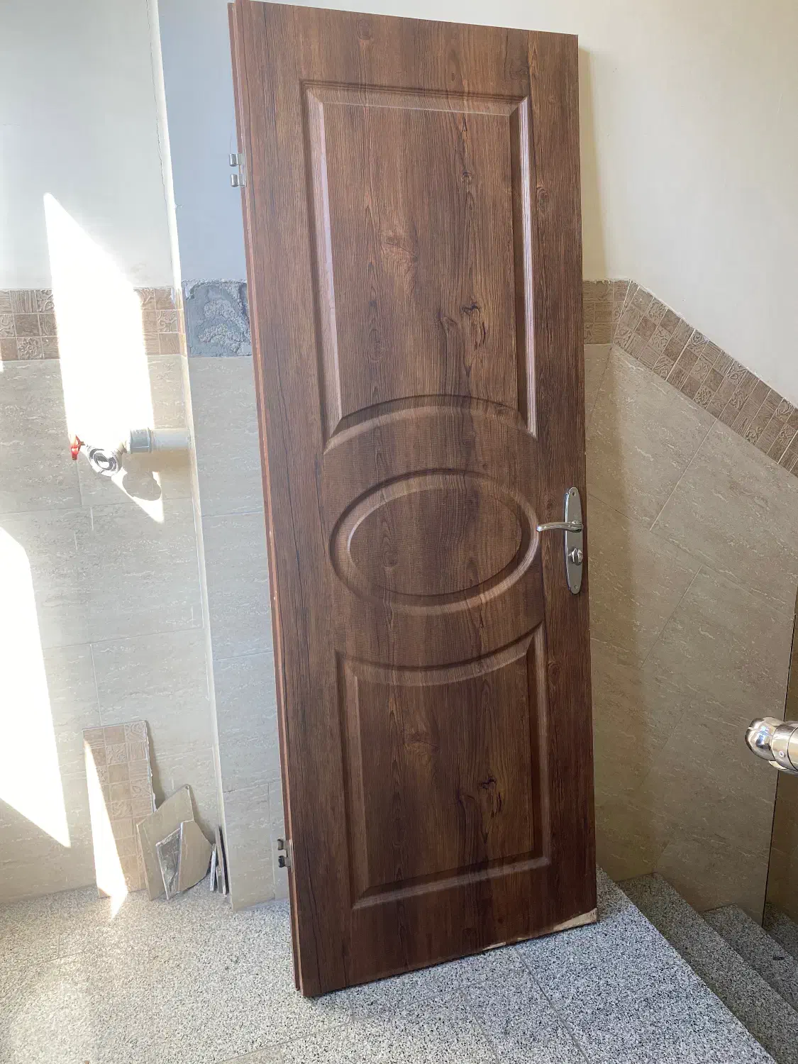 درب در چوبی سرویس و حمام ام دی اف mdf|مصالح و تجهیزات ساختمان|زنجان, |دیوار