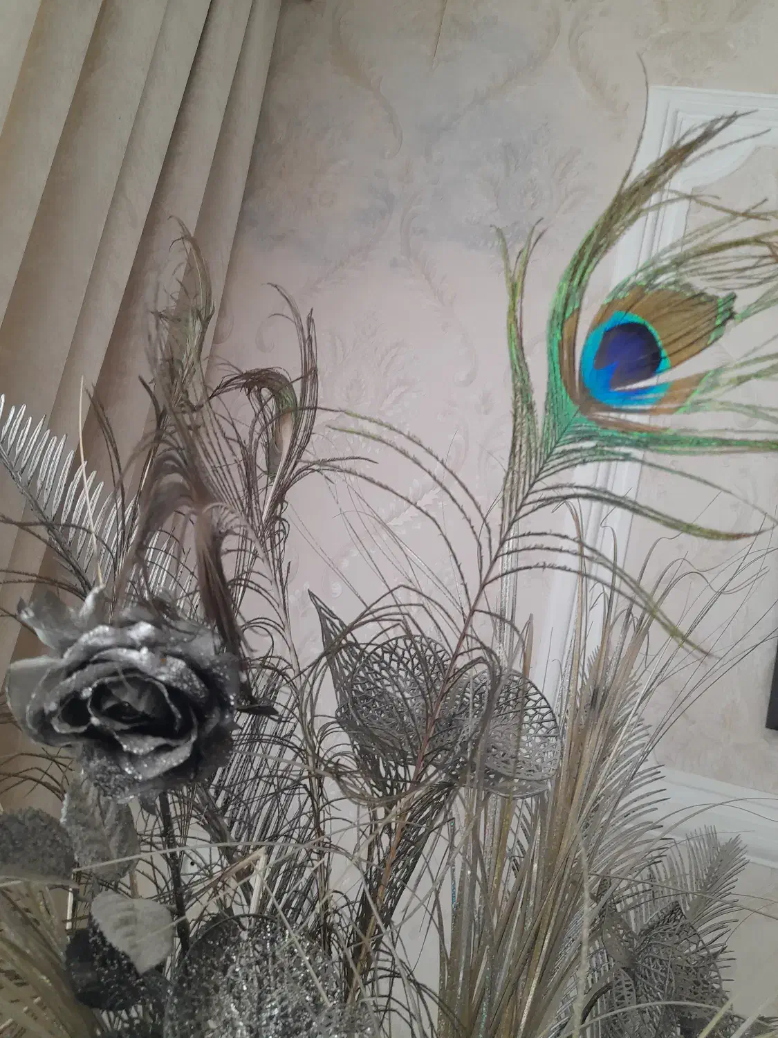 گلدان طاووس|مجسمه، تندیس، ماکت|مراغه, |دیوار