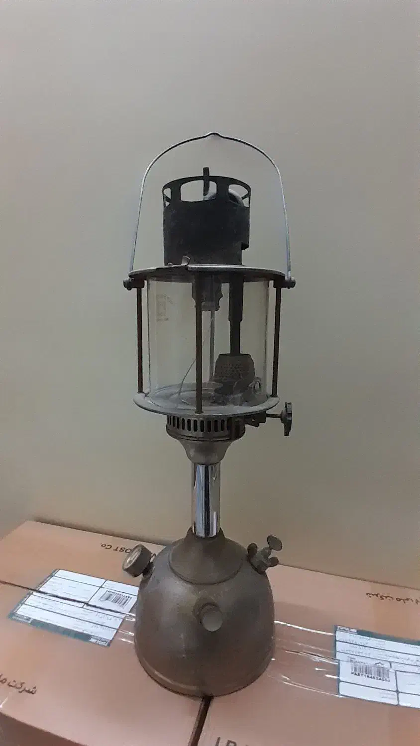 چراغ زنبوری هاساگ آلمانی آنتیک|کلکسیون اشیاء عتیقه|اصفهان, کشاورزی|دیوار