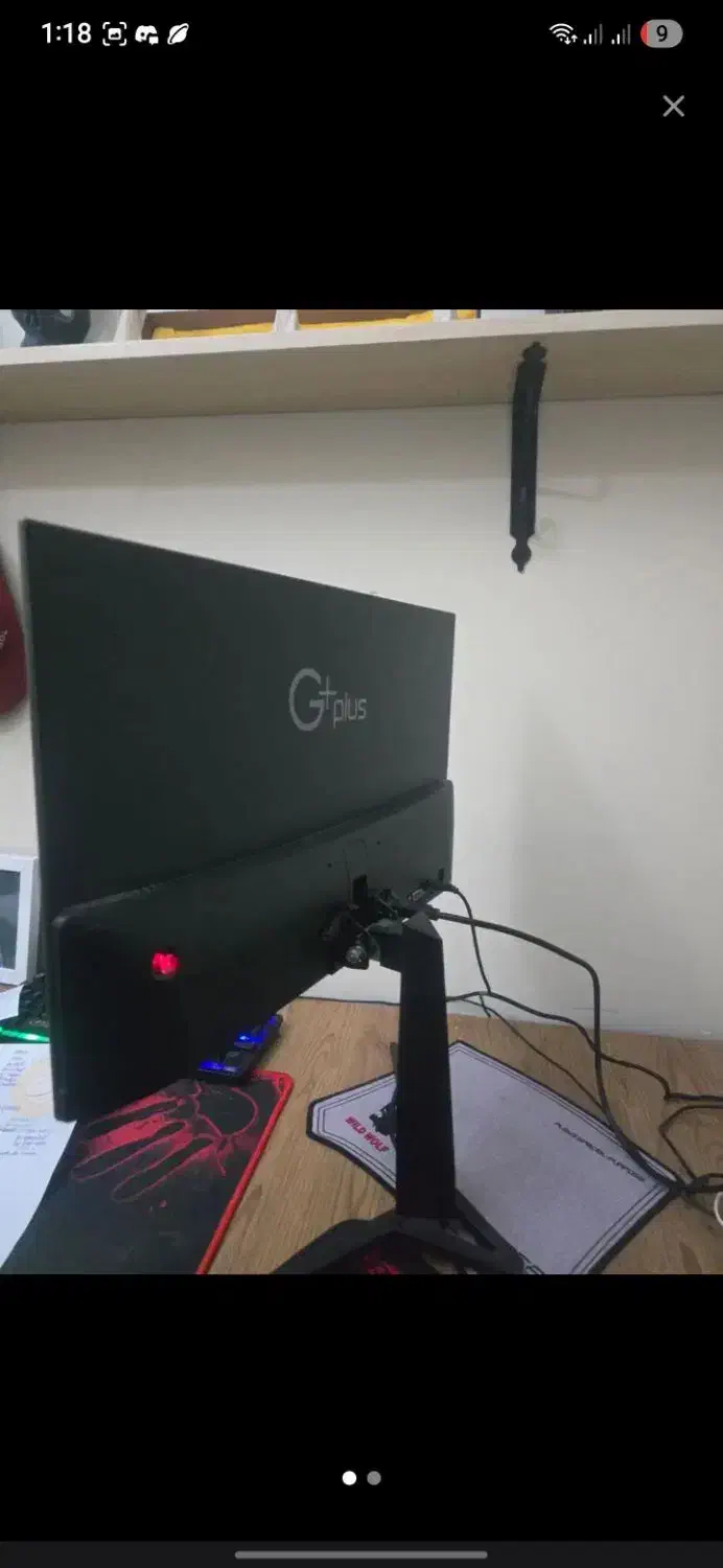 مانیتور جی پلاس ۲۲ اینچ|قطعات و لوازم جانبی رایانه|بروجرد, |دیوار