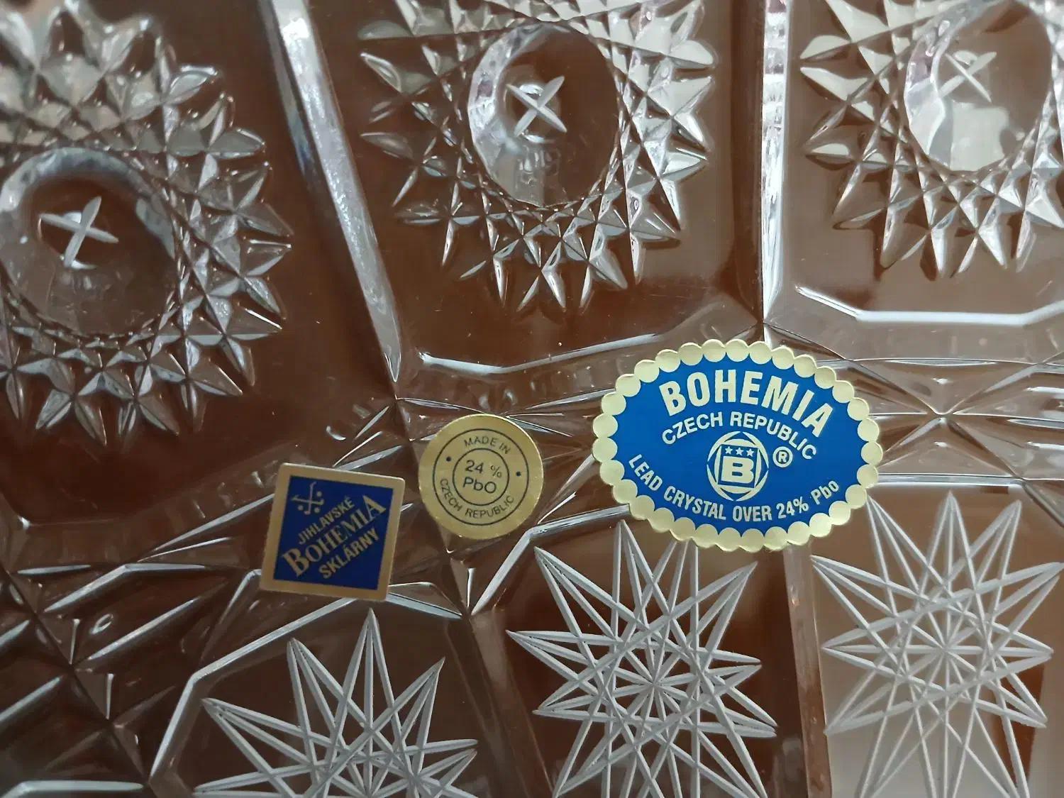 ظرف میوه خوری بزرگ و کوچک کریستال بوهمیا چک|ظروف سرو و پذیرایی|تهران, سازمان برنامه جنوبی|دیوار