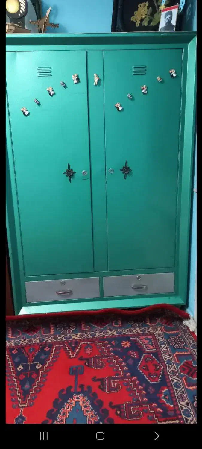 کمد اهنی بسیار جا دار|جاکفشی، کمد، دراور|رباط‌کریم, رباط‌کریم|دیوار