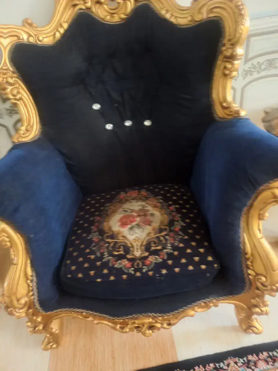 مبل سلطنتی چوب کردو|مبلمان خانگی و میز عسلی|بروجرد, |دیوار