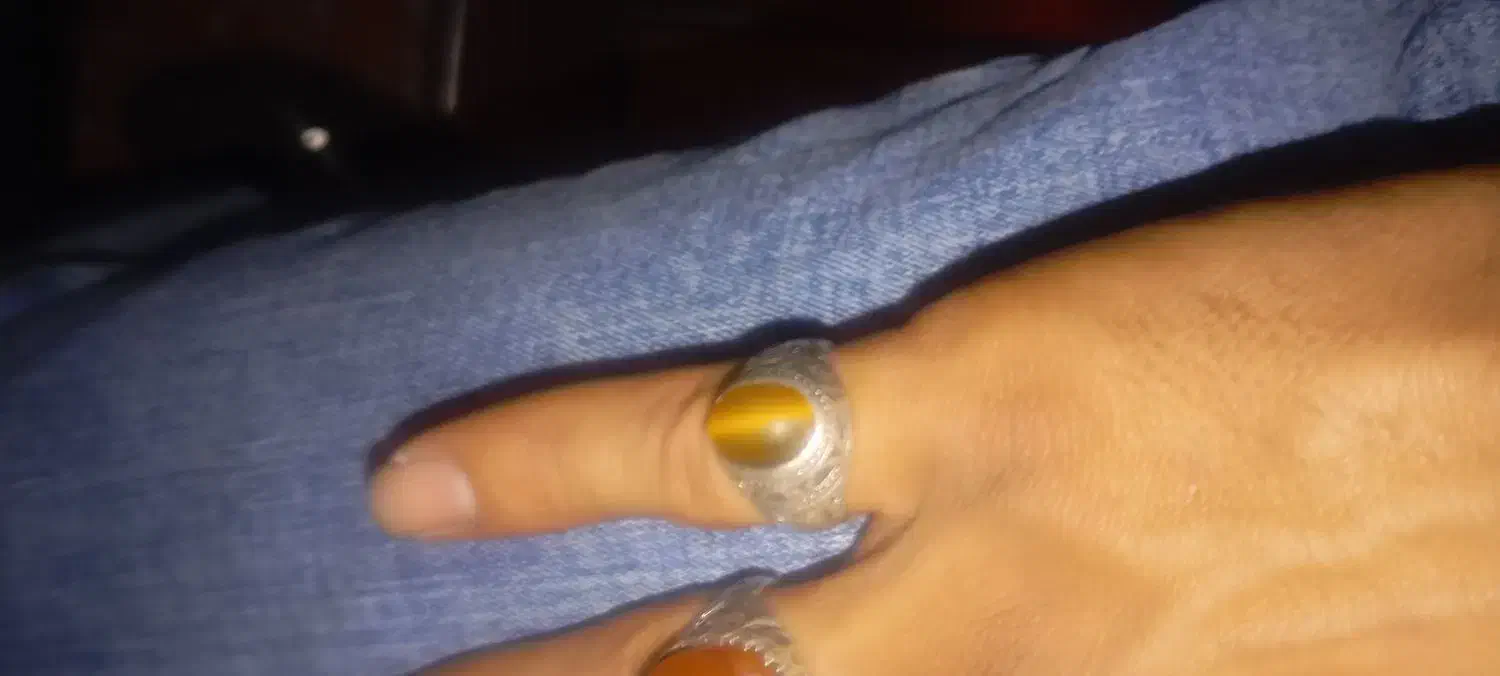 انگشتر نقره  نگین چشم ببر|جواهرات|تربت‌حیدریه, کلاته توکلی|دیوار