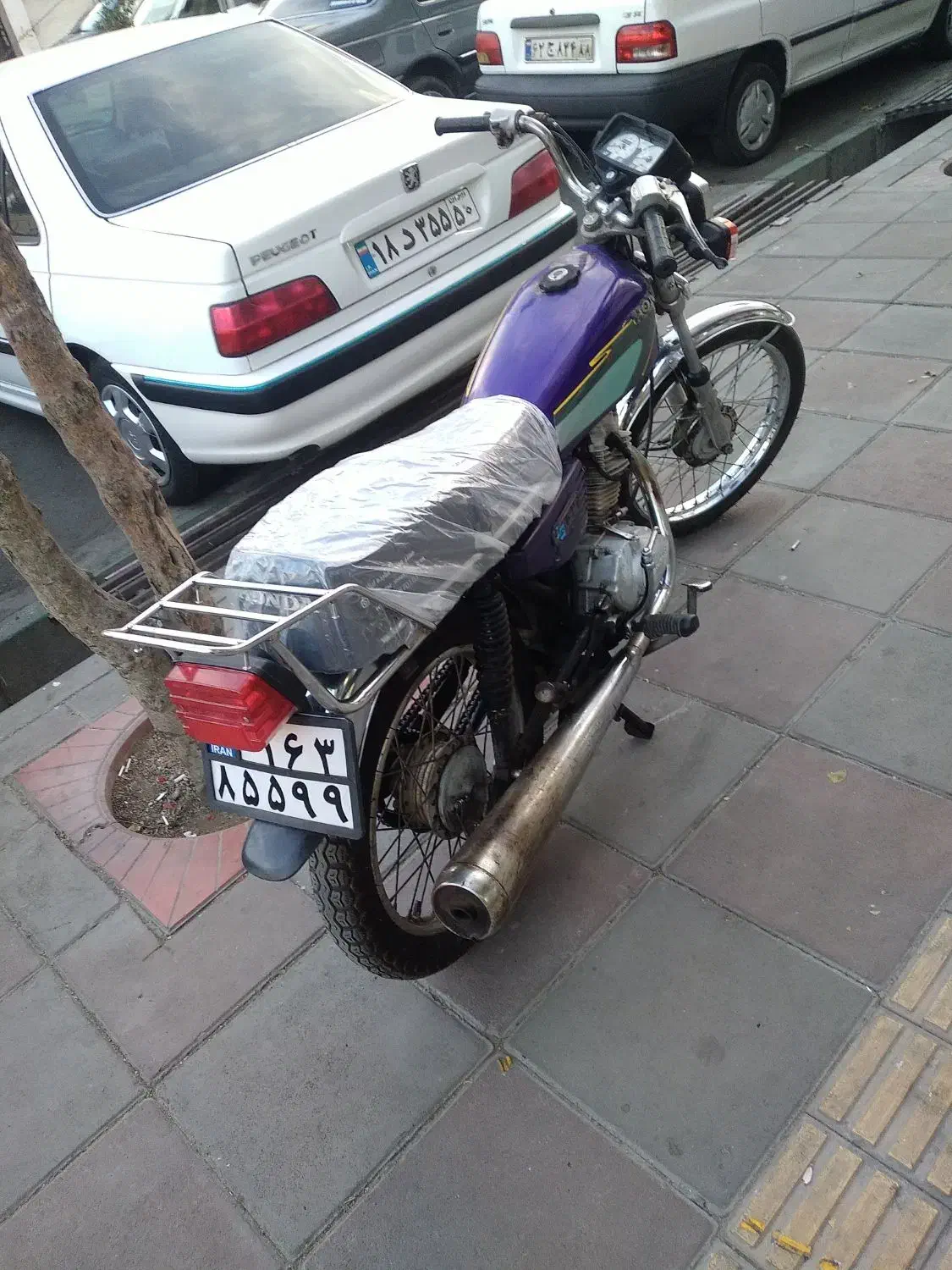 هندا مزایده|موتورسیکلت|باقرشهر, |دیوار