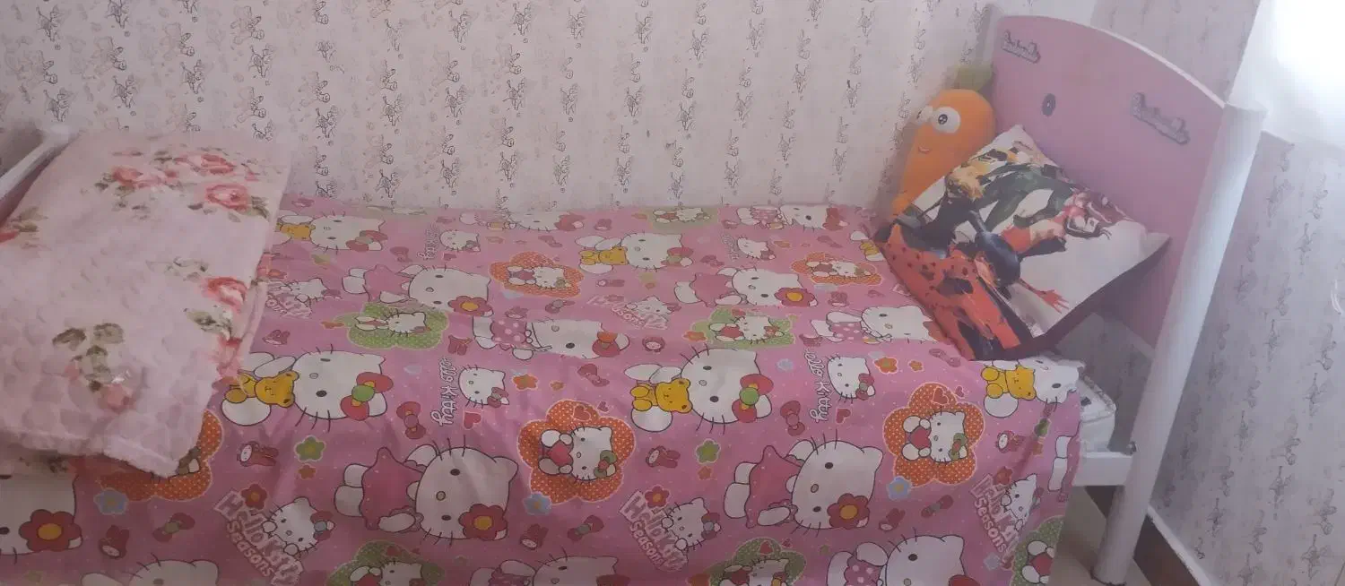 تخت بچگانه با تشک|تخت و سرویس خواب|کرمانشاه, |دیوار