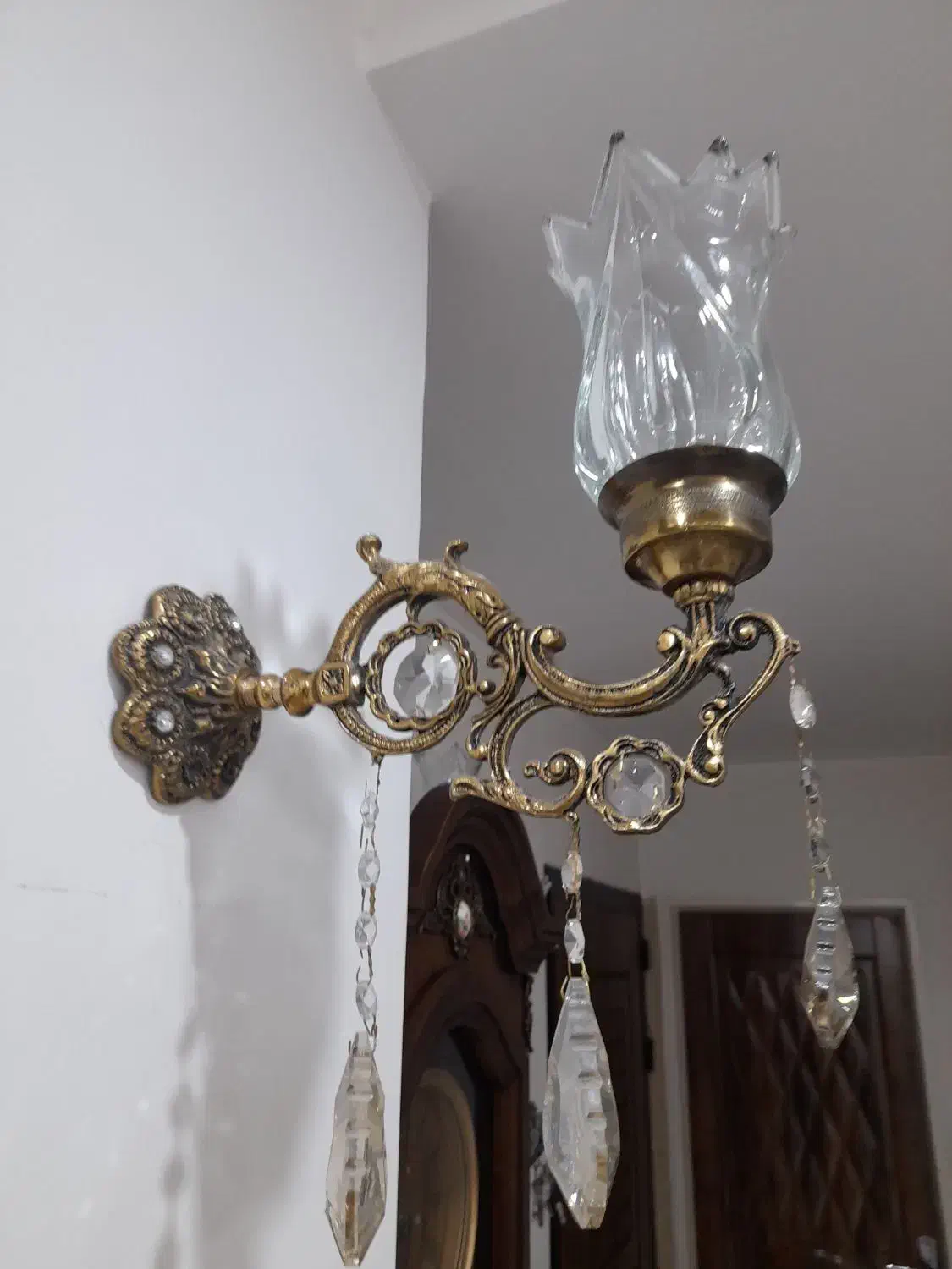 لوستر دیوارکوب.کنارسالنی.گلدانن چینی.میز.شمعدان|لوستر و چراغ آویز|تهران, وردآورد|دیوار