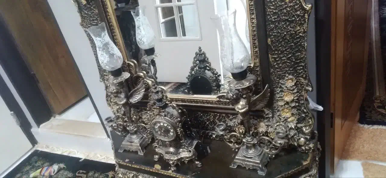 آینه وکنسول|مبلمان خانگی و میز عسلی|خرم‌آباد, |دیوار