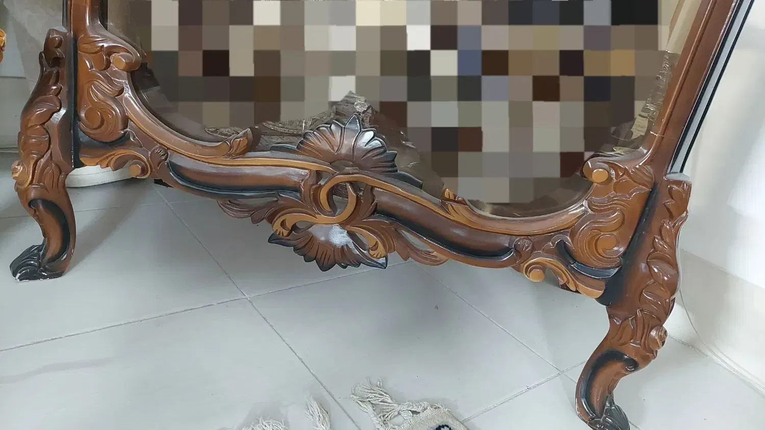 ویترین چوبی کار کرده و شیشهای|بوفه، ویترین، کنسول|اصفهان, جلالیه|دیوار