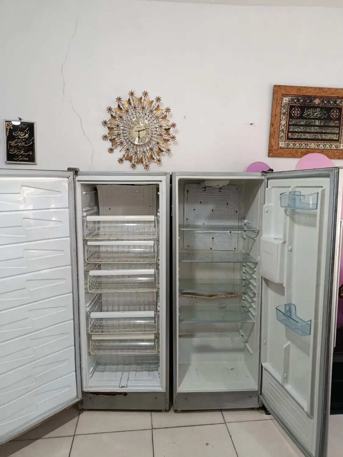 یخچال۲قلو اورست و یخچال فریزر امرسان بدون برفک|یخچال و فریزر|پلدختر, |دیوار