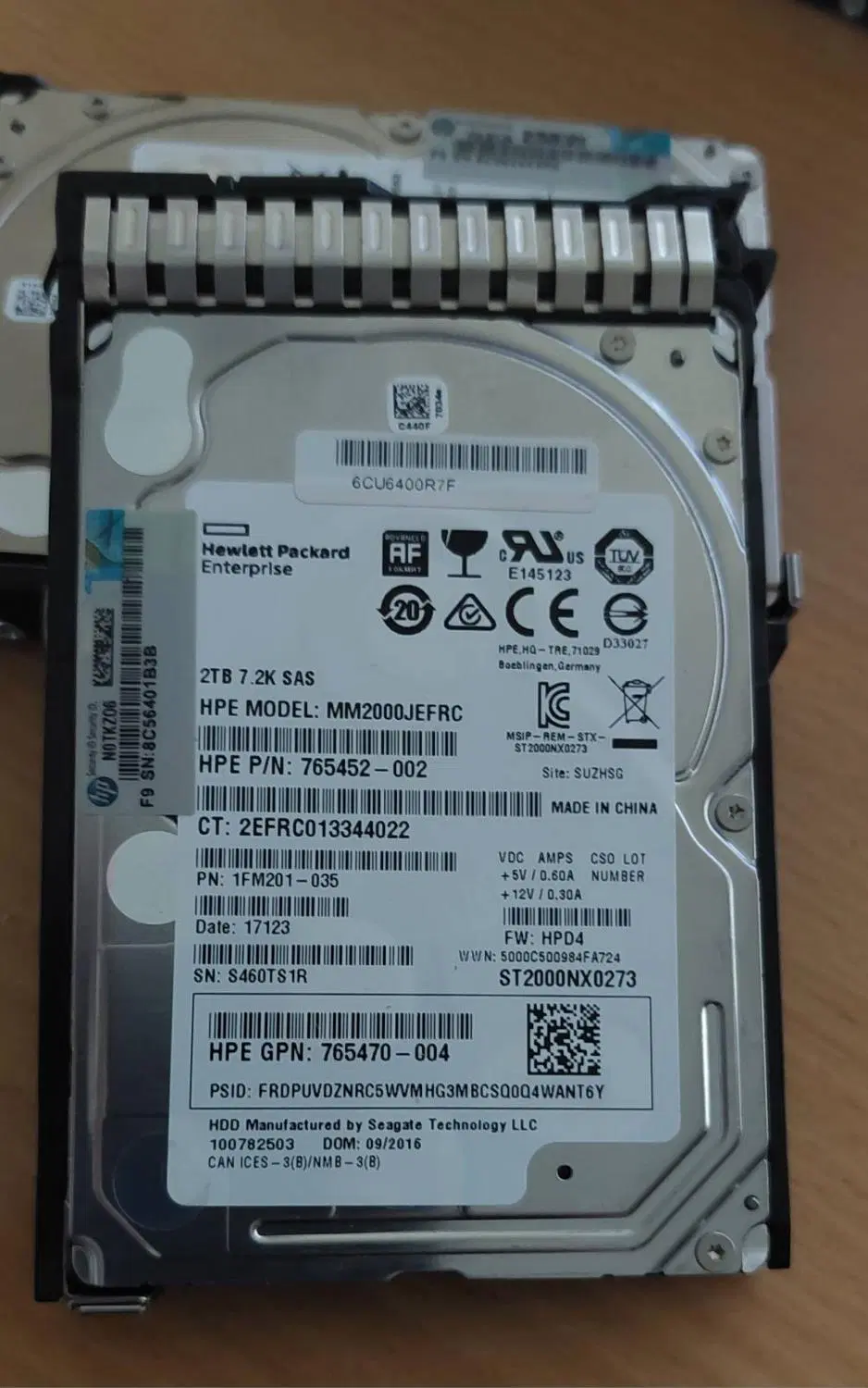 هارد سرور HP - 2TB 7.2K SAS|قطعات و لوازم جانبی رایانه|تهران, ارم|دیوار