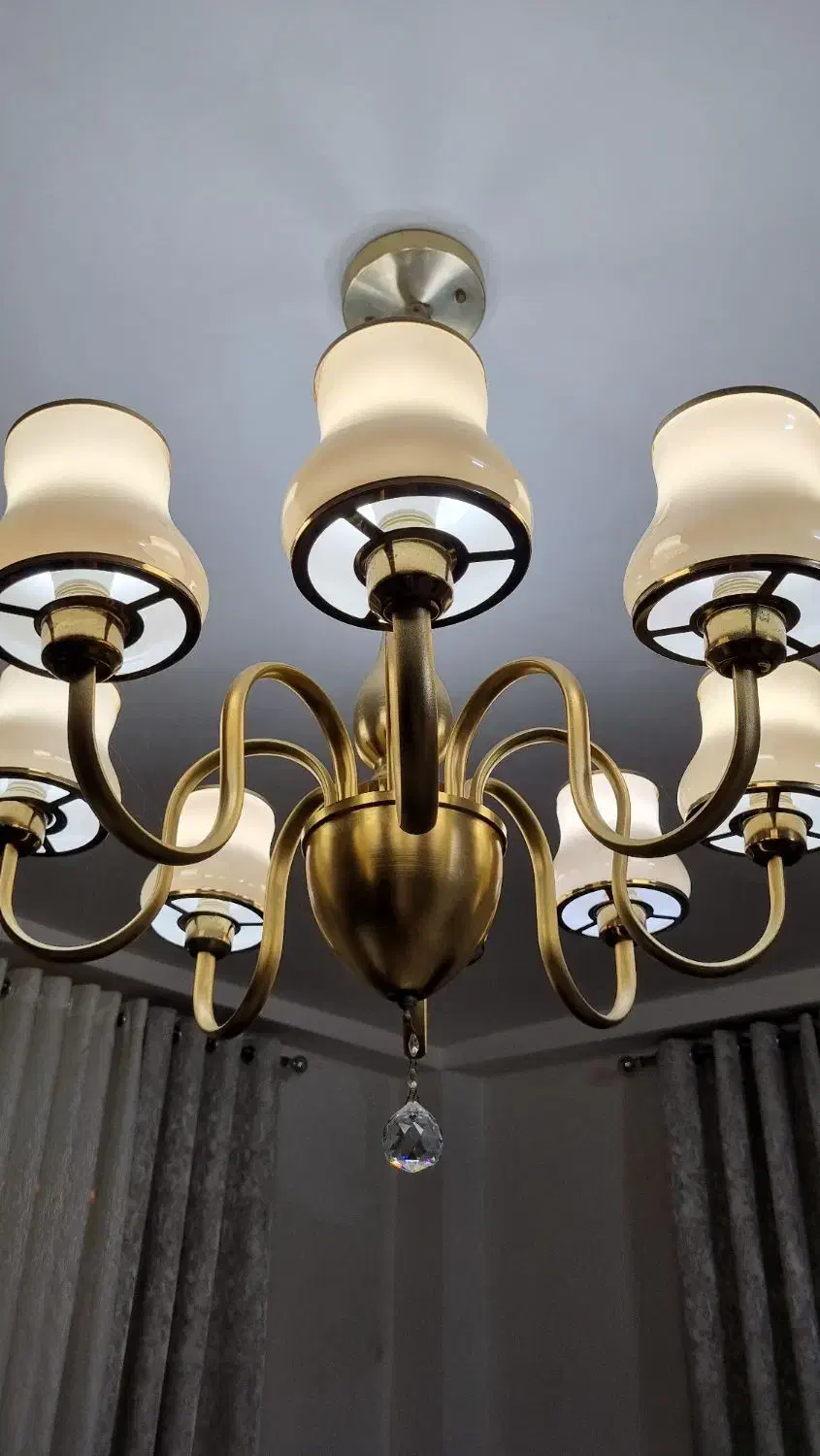 لوستر ۸ شاخه|لوستر و چراغ آویز|اندیشه, اندیشه فاز ۱|دیوار