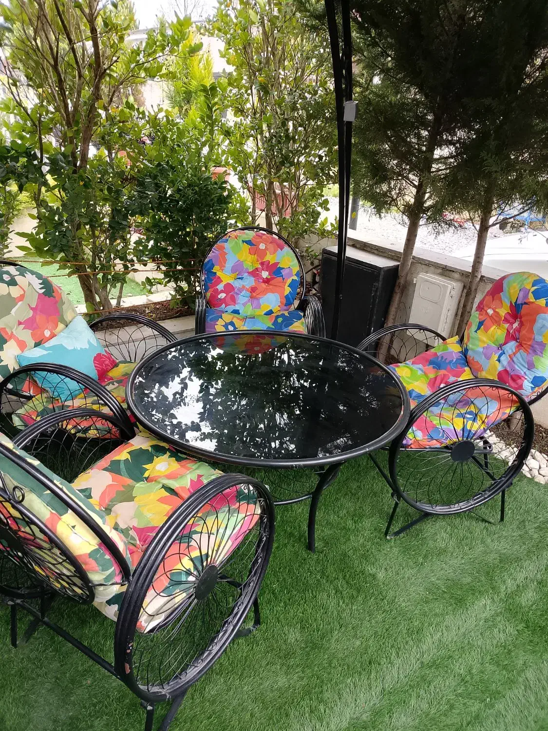 ۴عددتشک صندلی ویلایی|صندلی و نیمکت|چمستان, |دیوار