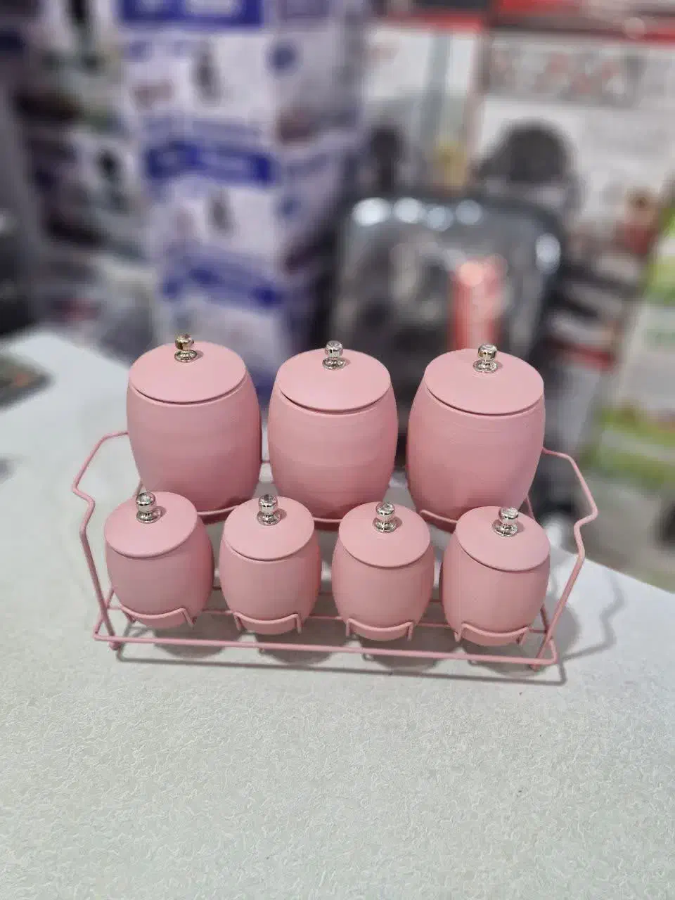 پاسماوری بانکه ۷ پارچه / سرویس جهیزیه اورانوس|ظروف نگهدارنده، پلاستیکی، یکبارمصرف|قم, علی آباد سعدگان|دیوار