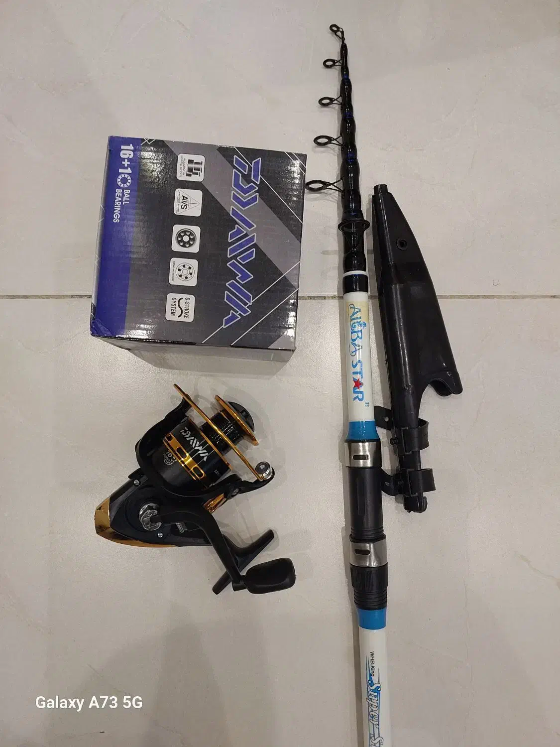 چوب ۳متر ۶۰و موتور۷هزار مخصوص اب شور|ماهیگیری|کیش, |دیوار