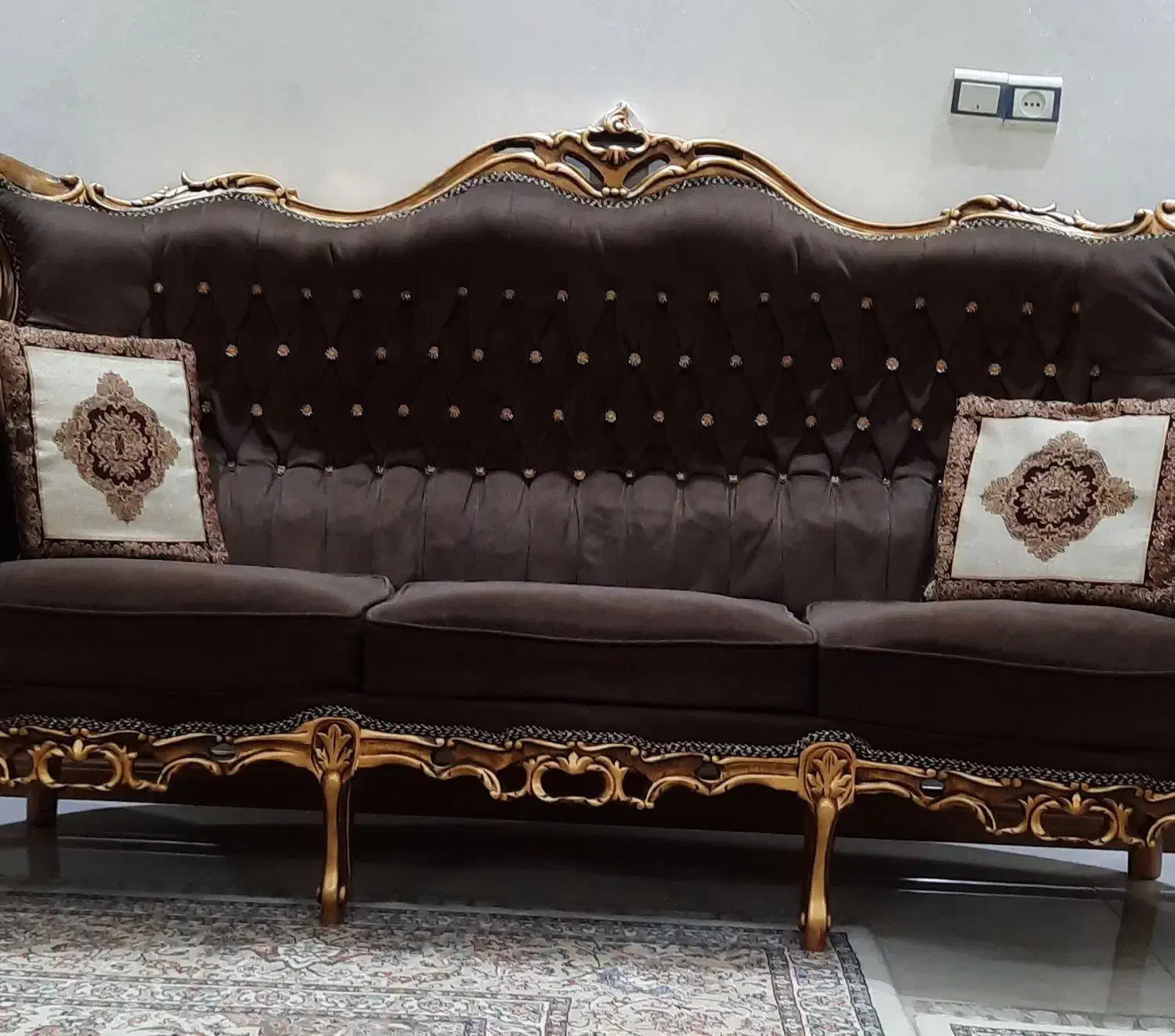 مبل استیل ۷ نفره|مبلمان خانگی و میز عسلی|بروجرد, |دیوار