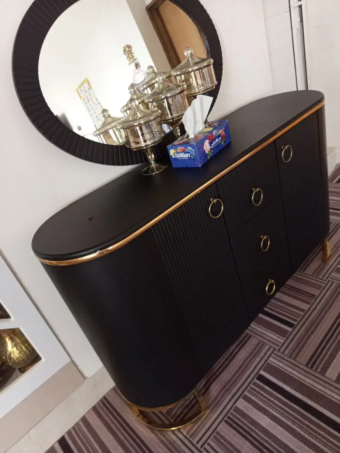 آینه کنسول|بوفه، ویترین، کنسول|قشلاق دشت, |دیوار