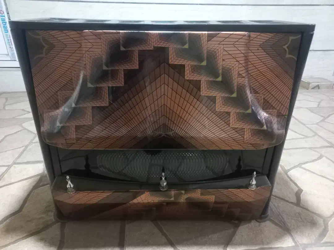 بخاری طرح شومینه|بخاری، هیتر، شومینه|سیرجان, |دیوار