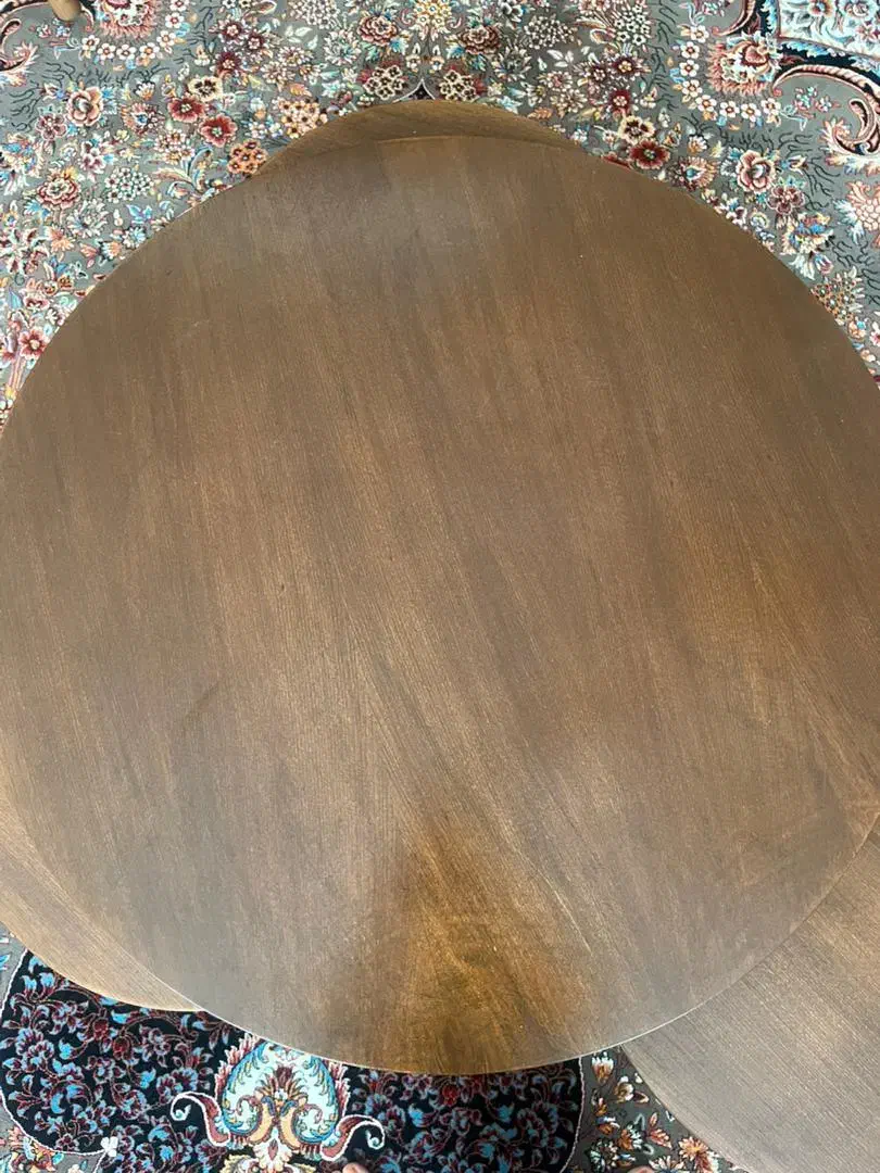 میز گرد وسط به همراه سه عدد میز عسلی|مبلمان خانگی و میز عسلی|شاهین‌شهر, حافظ جنوبی|دیوار