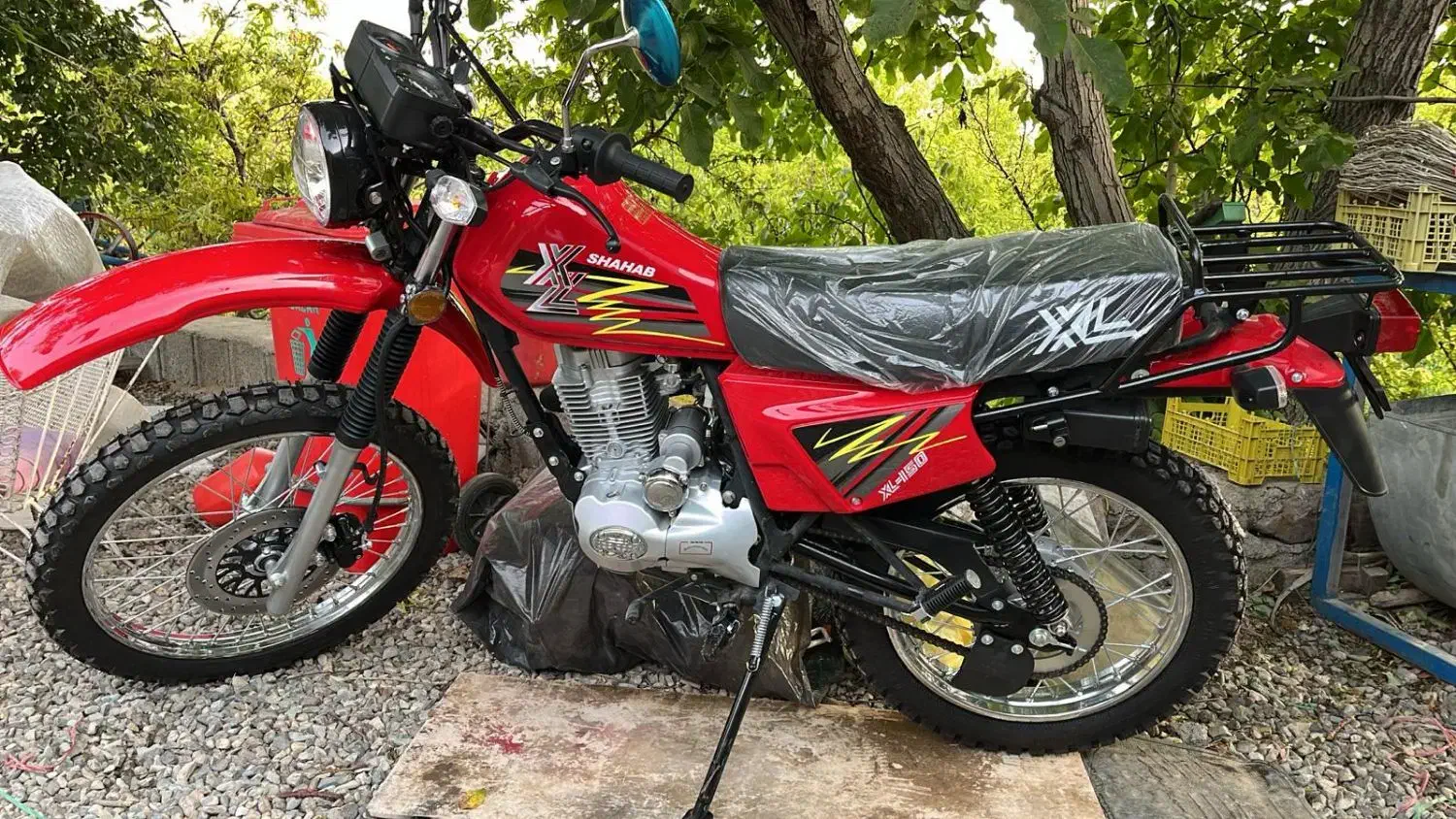 موتورXL150|موتورسیکلت|هشتگرد, فشند|دیوار