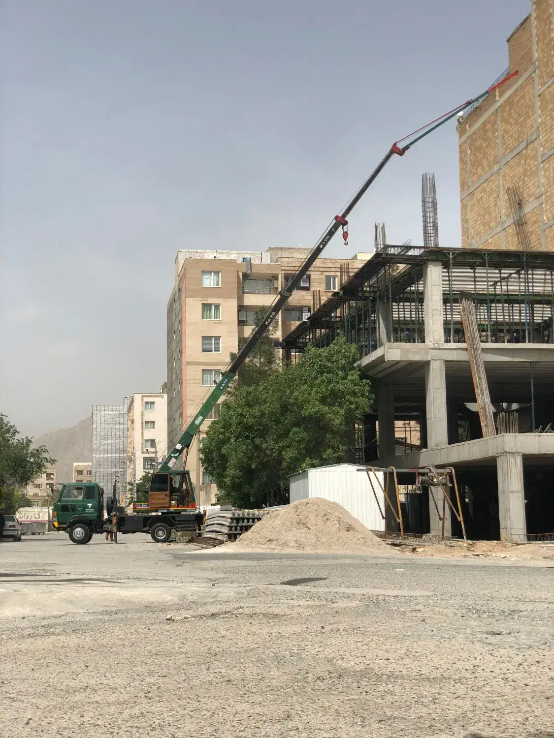 جرثقیل 7تن کریمی 30متر دکل|خدمات حمل و نقل|کرمانشاه, |دیوار